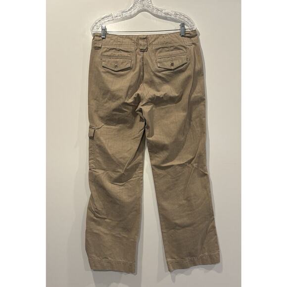 Eddie Bauer Beige Vashon Fit Straight Leg Cargo Pants Womens Size 10 (274) - Picture 2 of 6